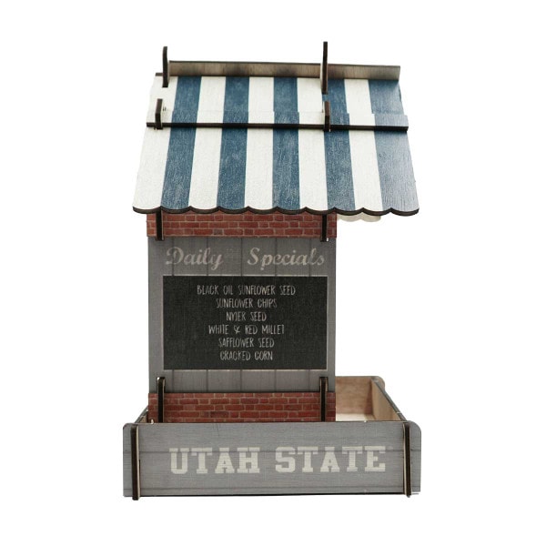 U-State Aggies Cafe Bird Feeder Wooden